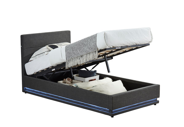 Victoria Gas Lift Storage Bed with LED