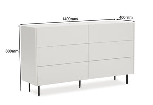 Emerson 6 Drawer Dresser