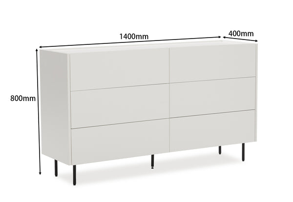 Emerson 6 Drawer Dresser