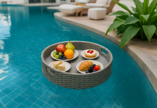 Julia Round Floating Tray