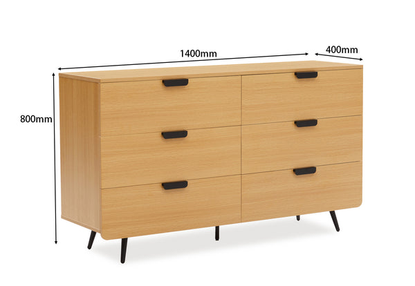 Finley 6 Drawer Dresser