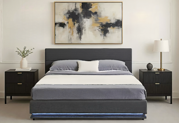 Victoria Gas Lift Storage Bed with LED