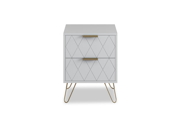 Ally 2 Drawer Bedside (Set of 2)