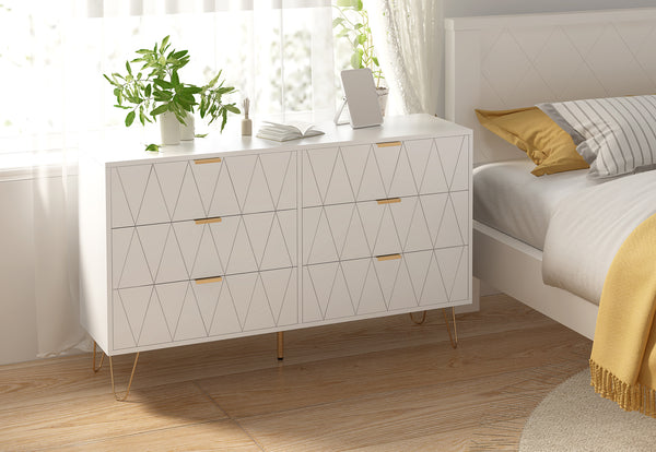 Ally 6 Drawer Dresser