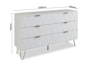 Ally 6 Drawer Dresser