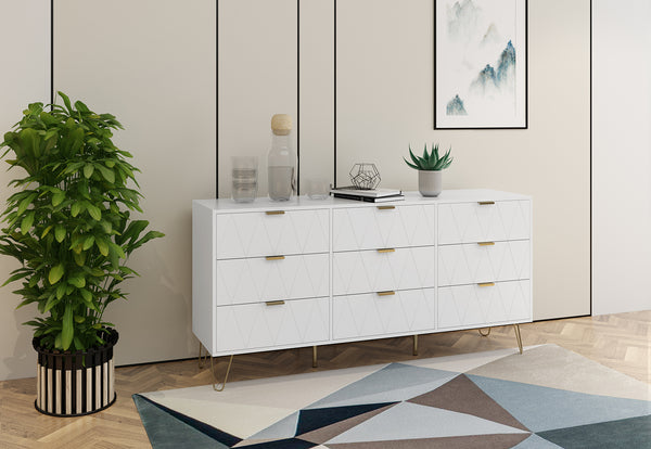 Ally 9 Drawer Dresser