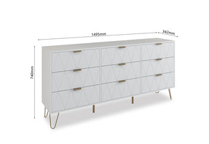 Ally 9 Drawer Dresser