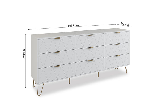 Ally 9 Drawer Dresser