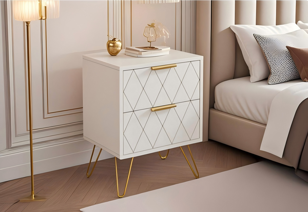 Ally 2 Drawer Bedside (Set of 2)