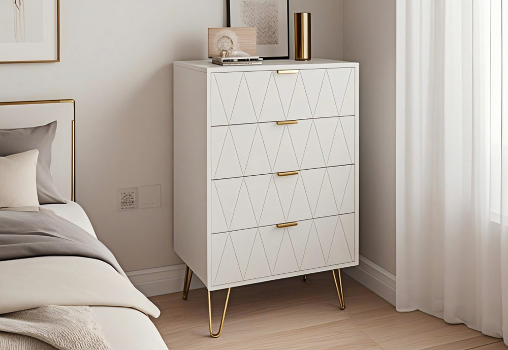 Ally 4 Drawer Tall Chest