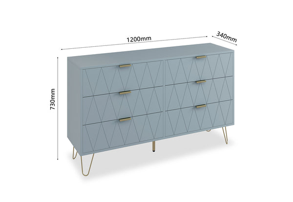 Ally 6 Drawer Dresser