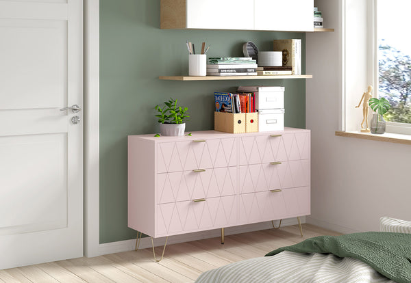 Ally 6 Drawer Dresser