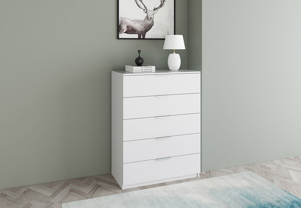 Andrea 5 Drawer Tall Chest