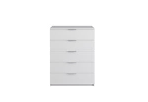 Andrea 5 Drawer Tall Chest - 2 Piece Bundle