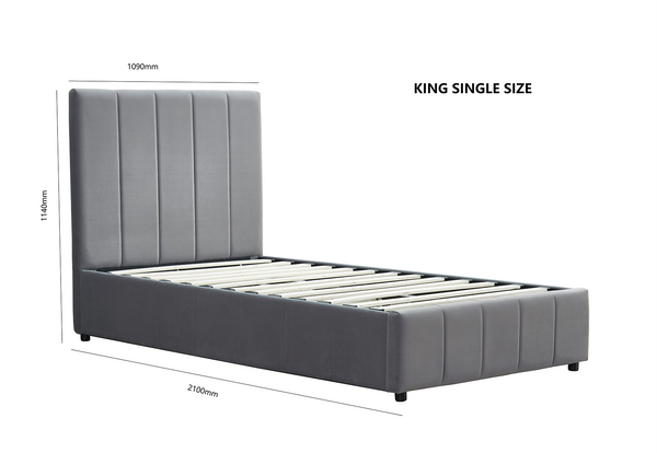 Camila Gas Lift Storage Bed
