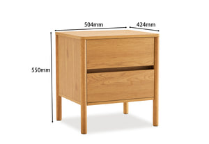 Dakota 2 Drawer Bedside