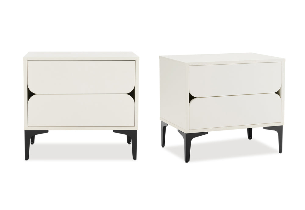 Elaine 2 Drawer Bedside - 2 Piece Bundle