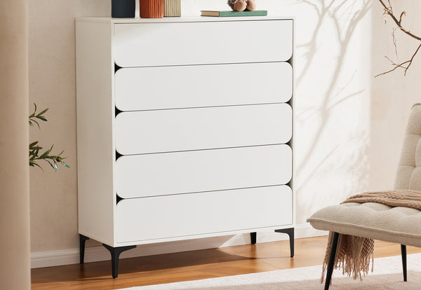 Elaine 5 Drawer Tall Chest