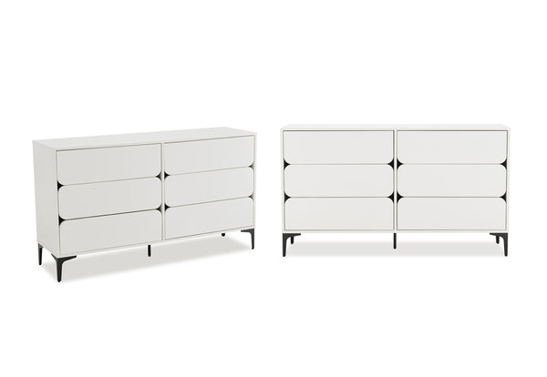 Elaine 6 Drawer Dresser- 2 Piece Bundle