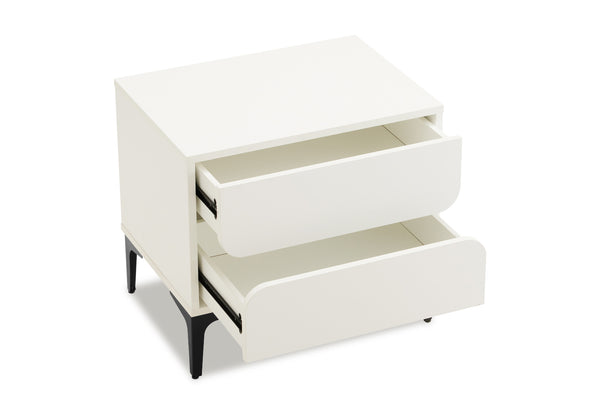 Elaine 2 Drawer Bedside