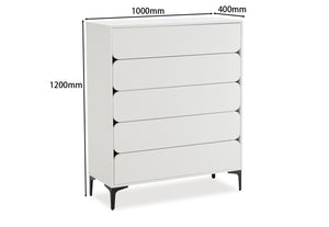 Elaine 5 Drawer Tall Chest