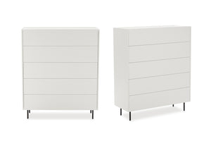 Emerson 5 Drawer Tall Chest - 2 Piece Bundle