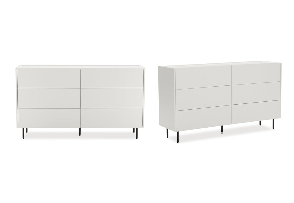 Emerson 6 Drawer Dresser - 2 Piece Bundle