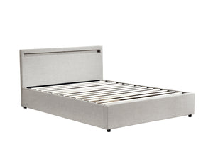 Evelyn Gas Lift Storage Bed with LED
