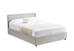 Evelyn Gas Lift Storage Bed with LED