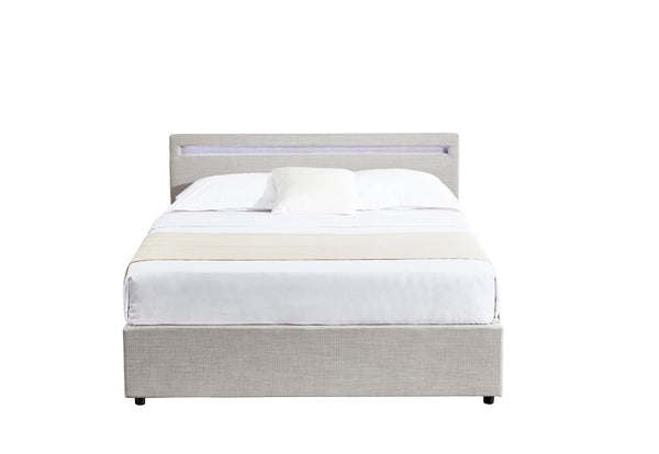 Evelyn Gas Lift Storage Bed with LED