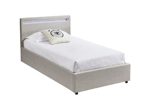 Evelyn Gas Lift Storage Bed with LED