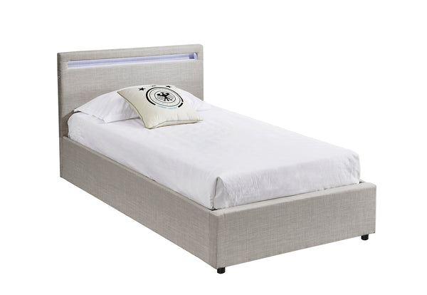 Evelyn Gas Lift Storage Bed with LED