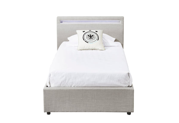 Evelyn Gas Lift Storage Bed with LED