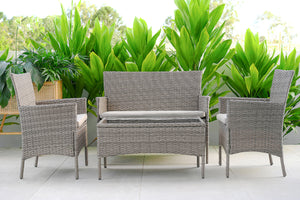 Hampton 4 Piece Outdoor Lounge Setting
