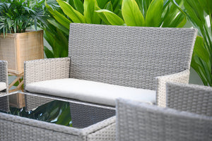 Hampton 4 Piece Outdoor Lounge Setting