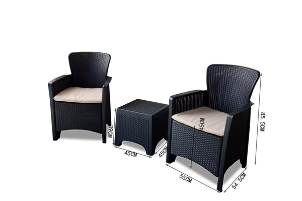 Harvey 3 Piece Outdoor Setting
