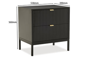 Imani 2 Drawer Bedside