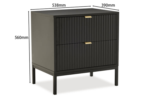 Imani 2 Drawer Bedside