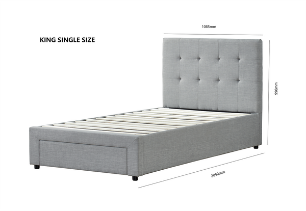 Isabella Bed with Storage Drawers