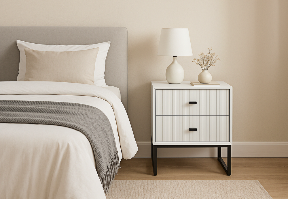 Luna 2 Drawer Bedside (Set of 2)
