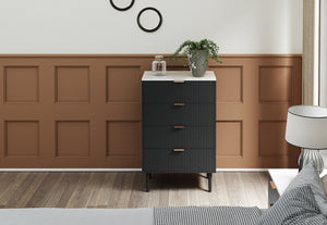Mila 4 Drawer Tall Chest