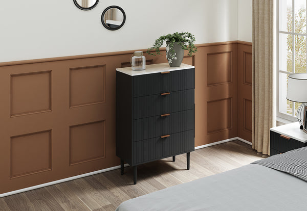 Mila 4 Drawer Tall Chest