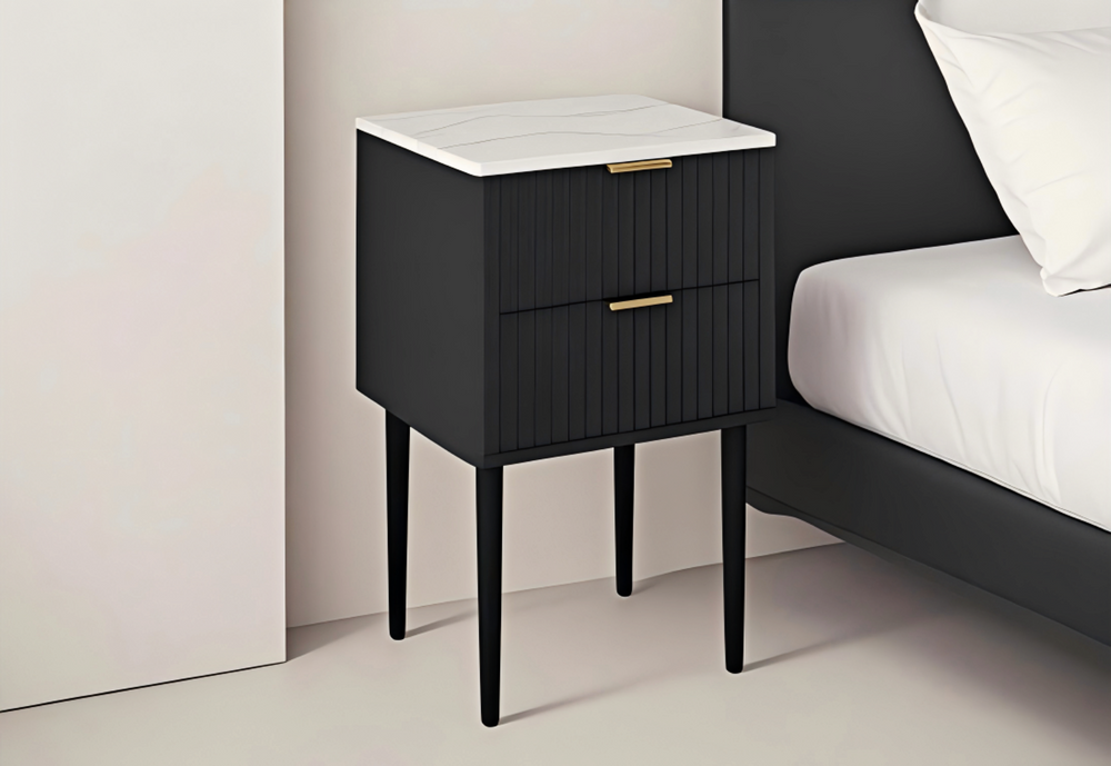 Mila 2 Drawer Bedside (Set of 2)