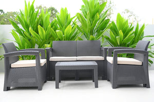 Moreton 4 Piece Outdoor Lounge Setting