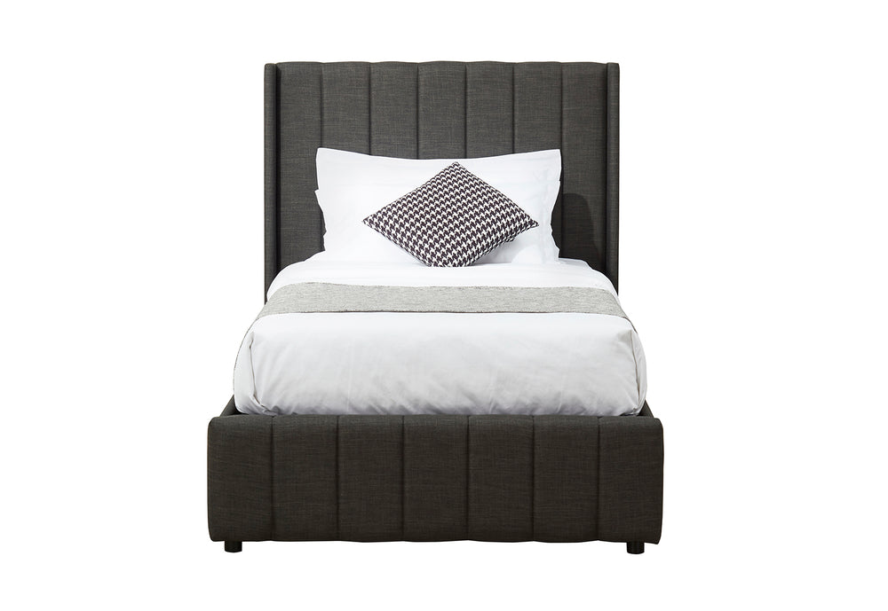 Chloe King Single Gas Lift Storage Bed & Harbour City King Single Mattress Bundle
