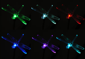 Dragonfly Solar Outdoor Garden Lights (Set of 2)