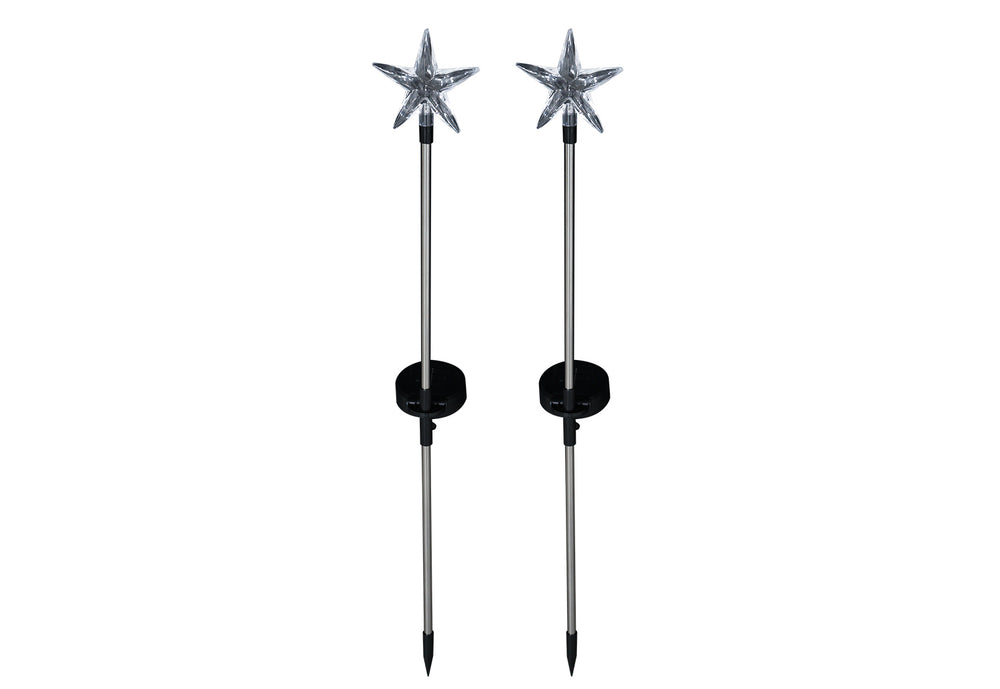 Star Solar Outdoor Garden Lights (Set of 2)