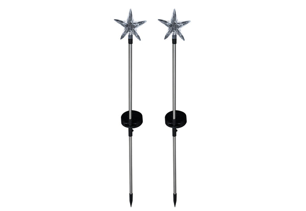 Star Solar Outdoor Garden Lights (Set of 2)