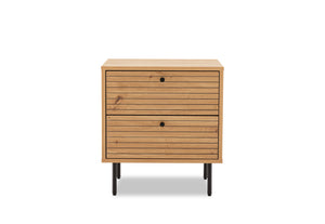 Anya 2 Drawer Bedside