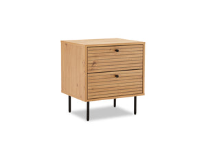 Anya 2 Drawer Bedside